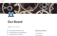 Notion Template Gallery Our Board