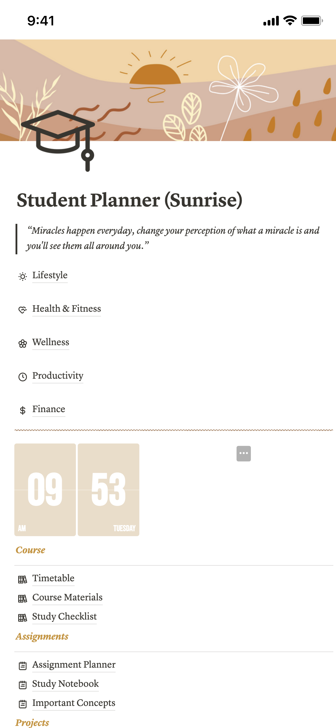 Ultimate Life Planner - Notion Template - V1.2