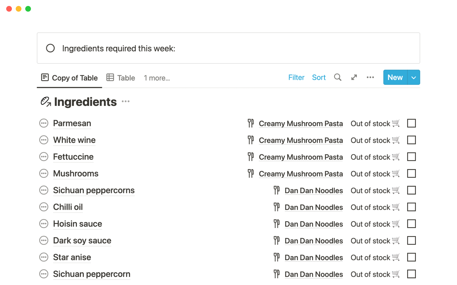 Meal Planner  Notion Template