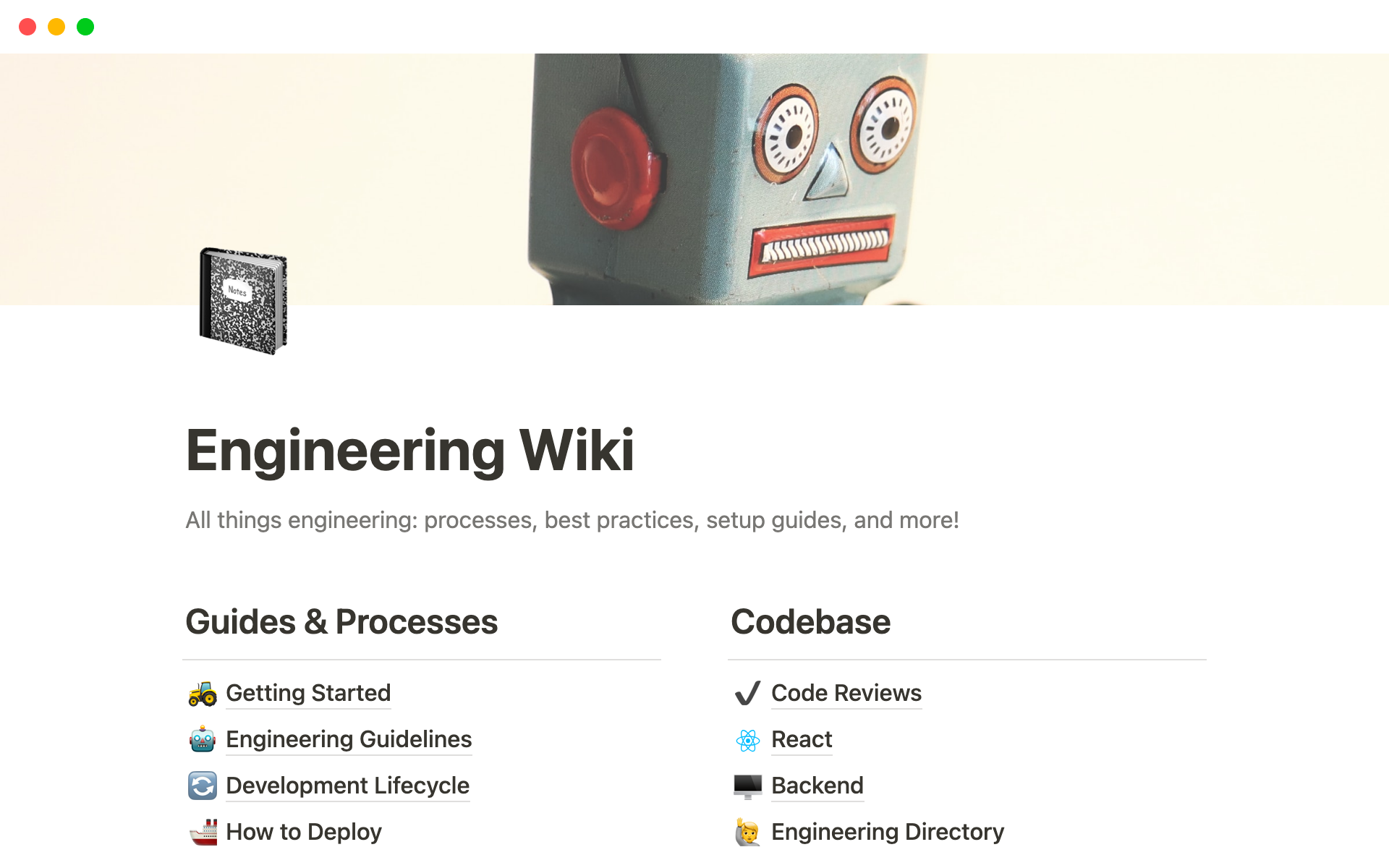 Best Wiki Templates from Notion