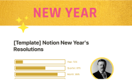 Notion Template Gallery Notion New Year Resolutions