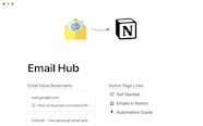 Notion Template Gallery Email Hub