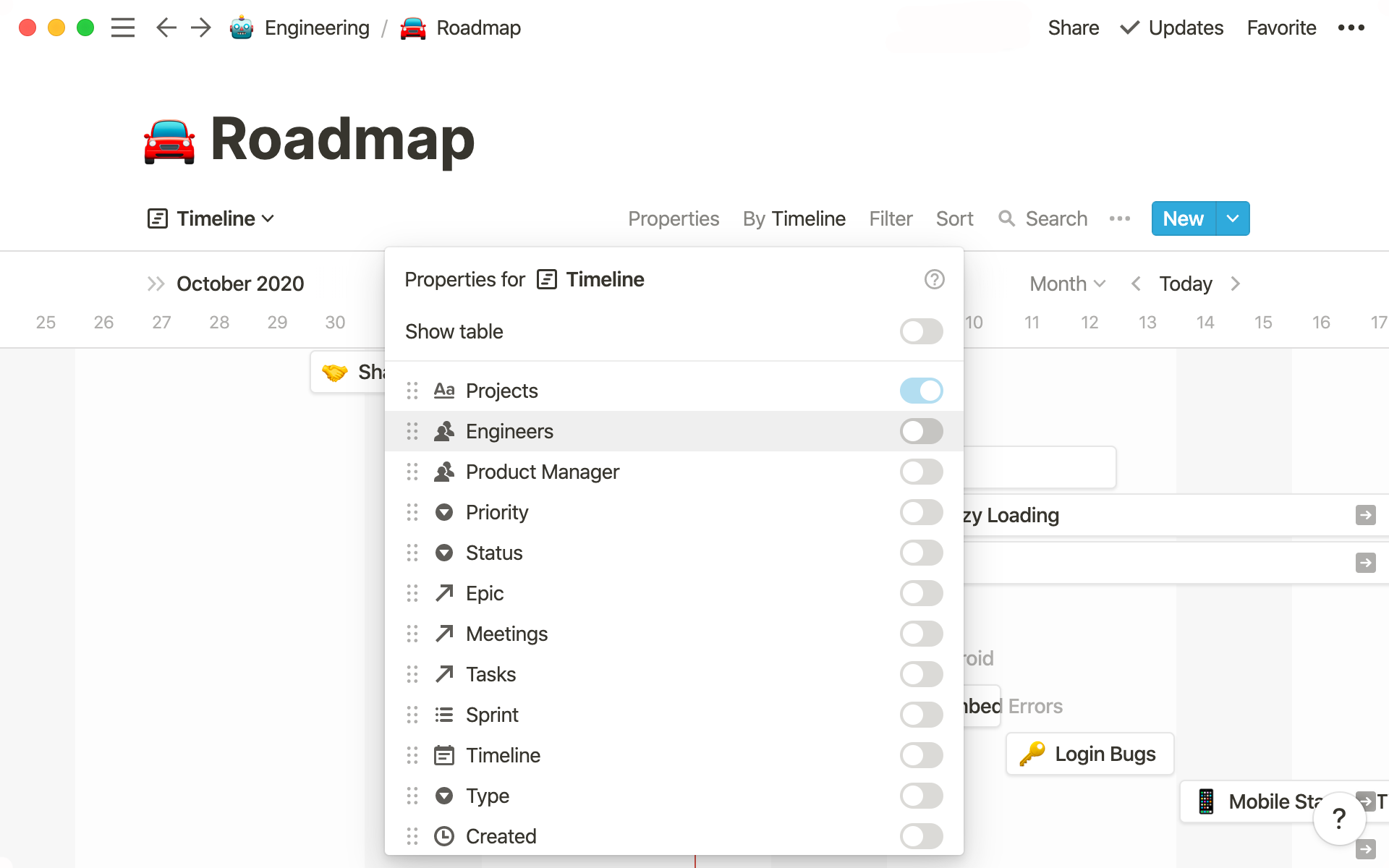 Timeline view unlocks high-output planning for your team