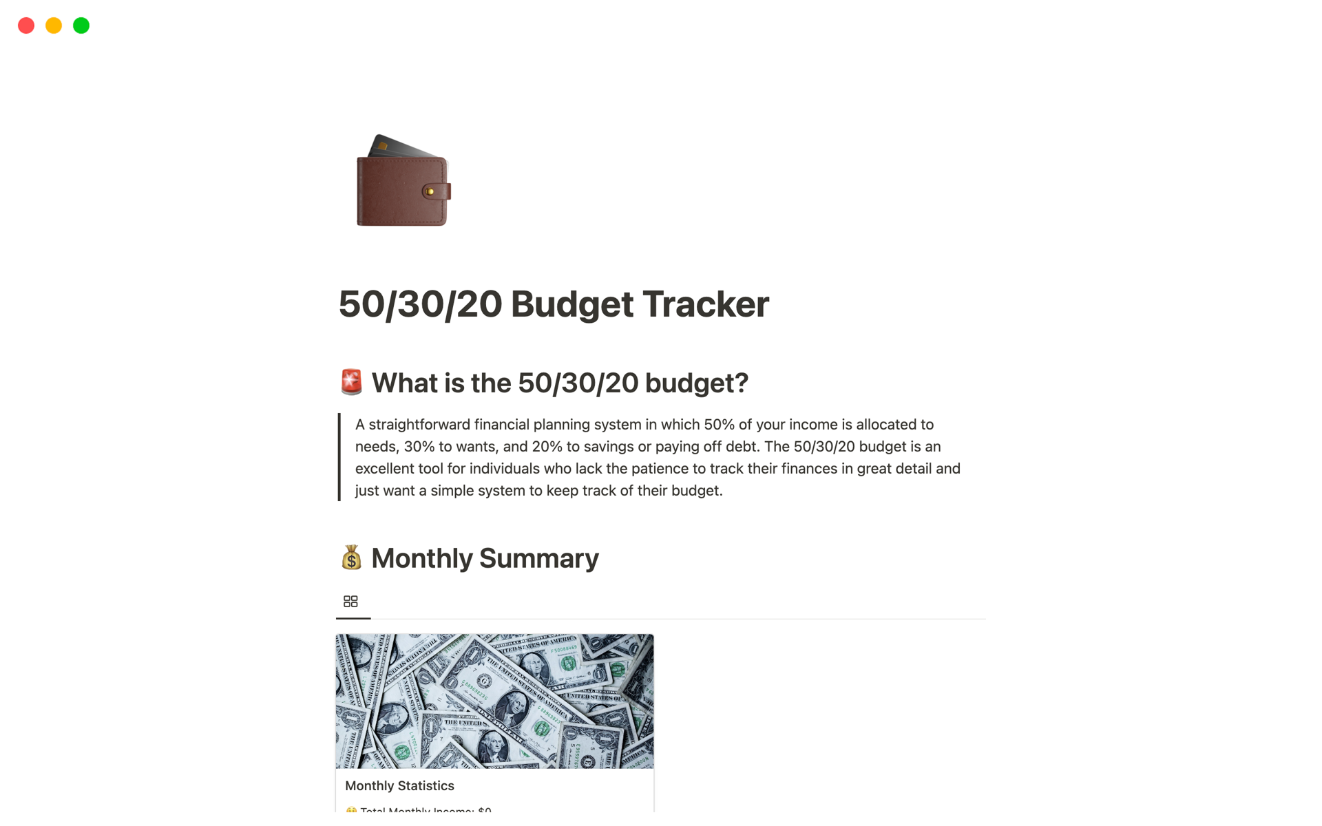 Best Budgets Templates from Notion