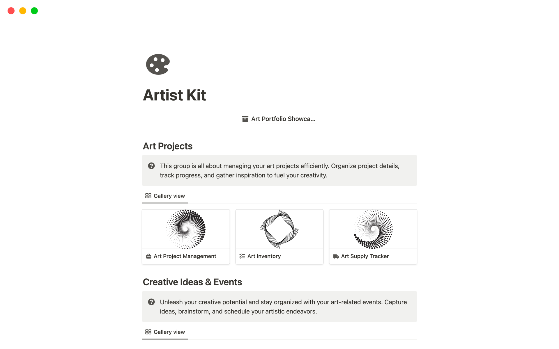 Creative Art Kit!