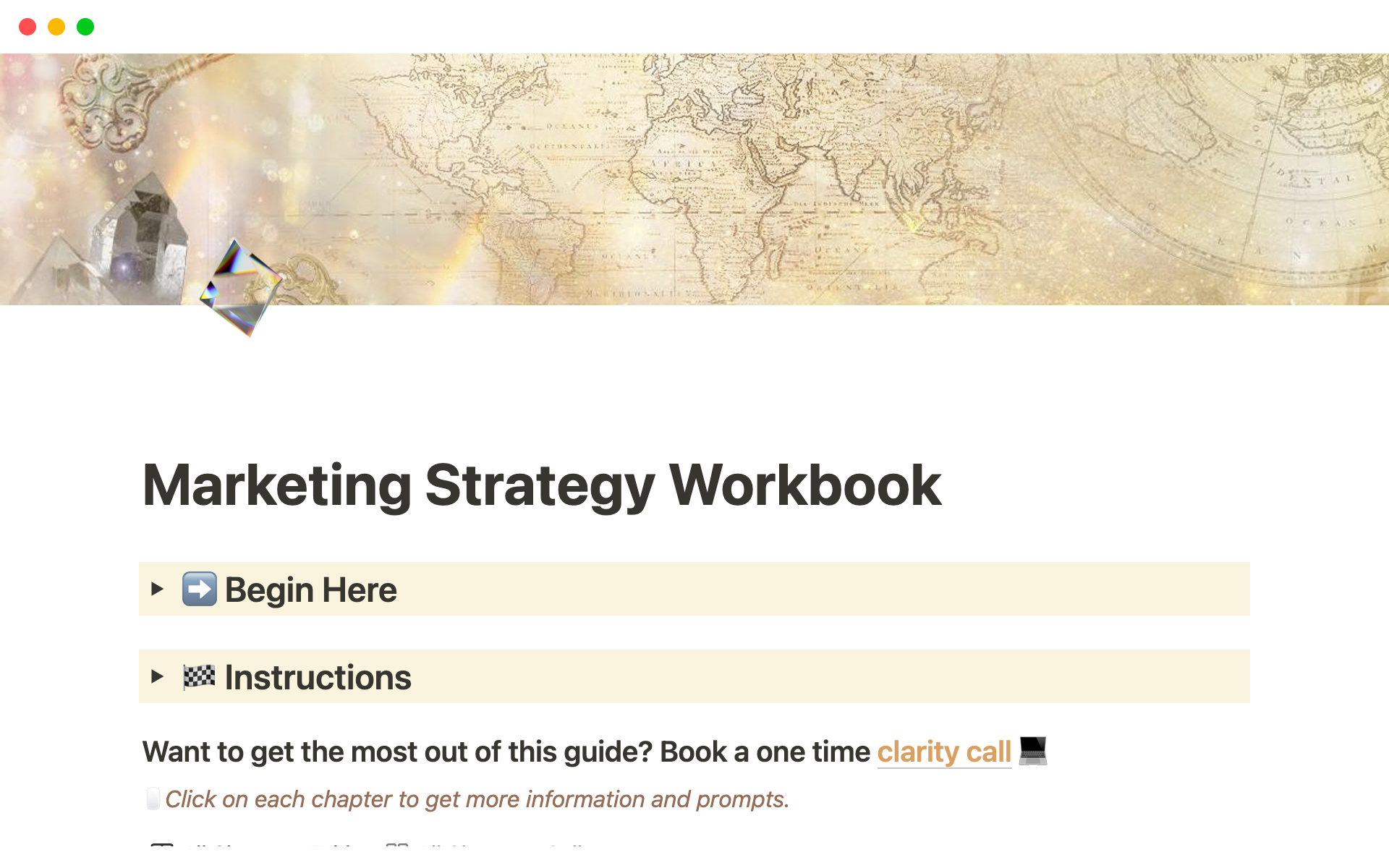 Marketing Strategy Workbook | Notion Template