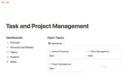 Notion Vorlagengalerie Task Project Management