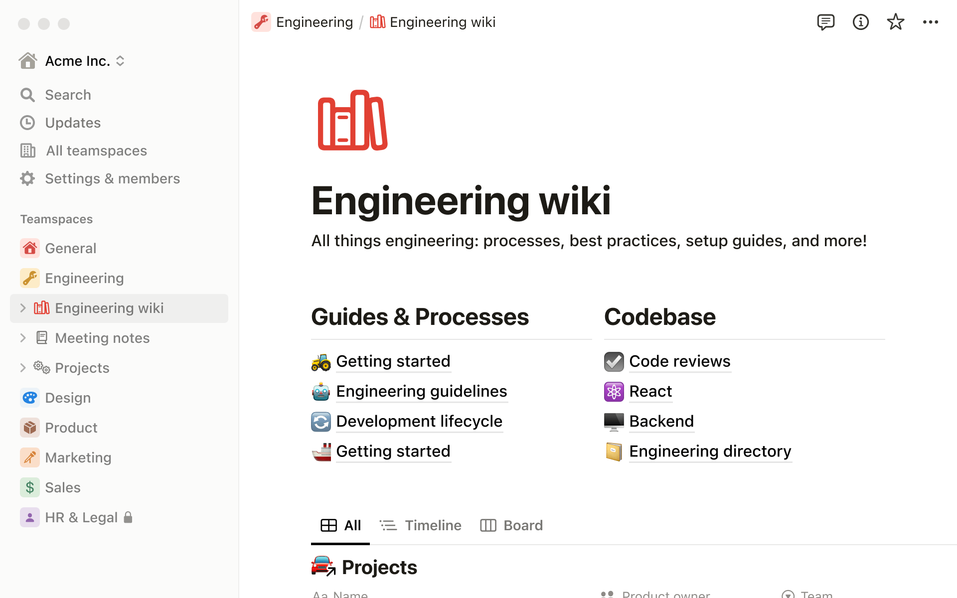 Your connected workspace for wiki, docs & projects