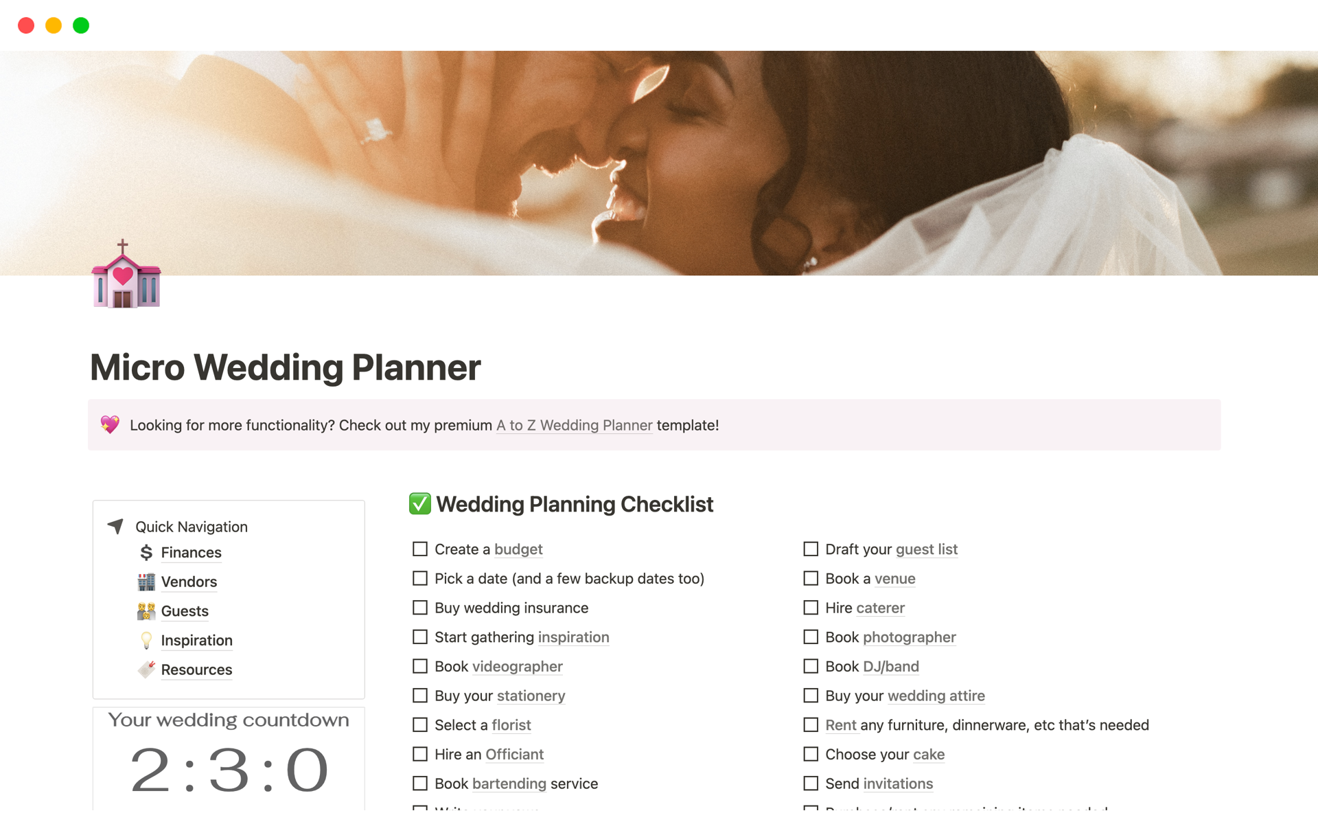Wedding Planner Service ad Template