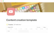 Notion Template Gallery Content Creation