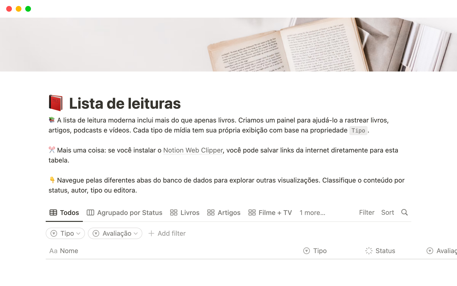 Lista de Livros do site Sobre Livros