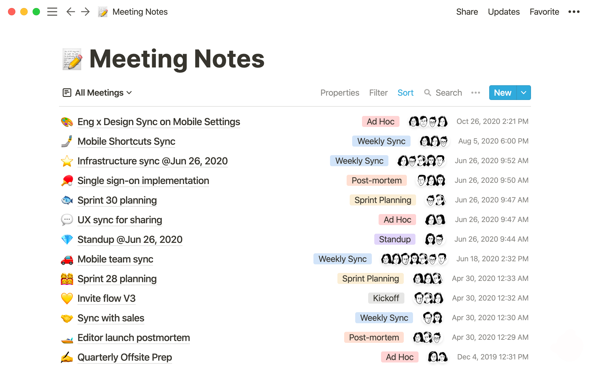 How to create meeting notes in Google Docs