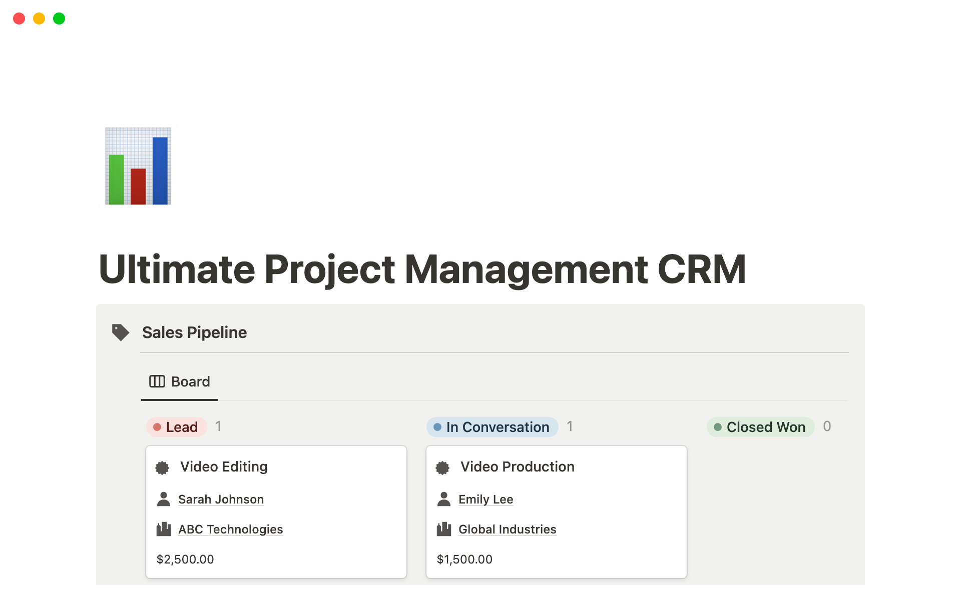 Ultimate Project Management CRM