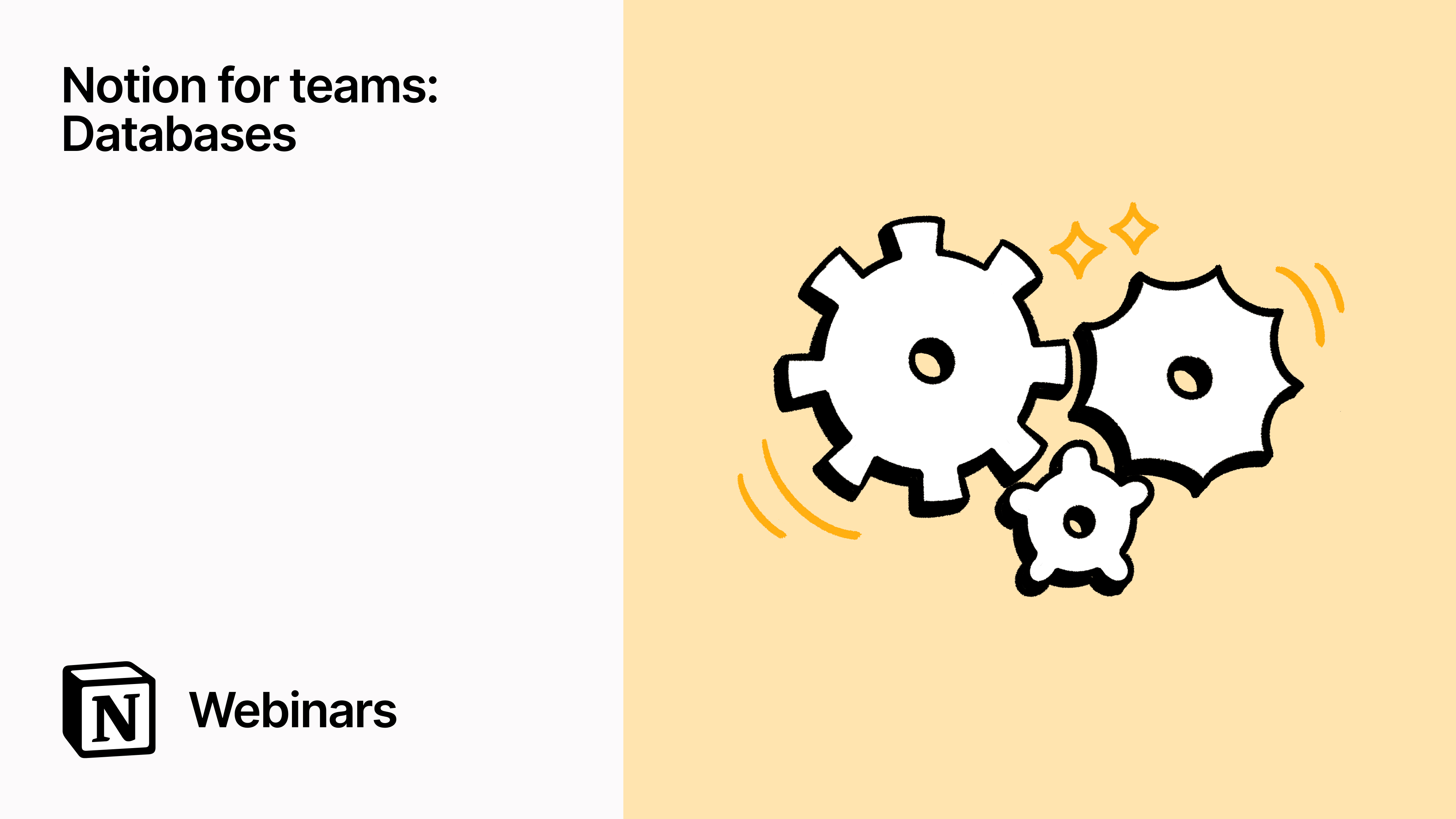 Notion for teams: Databases
