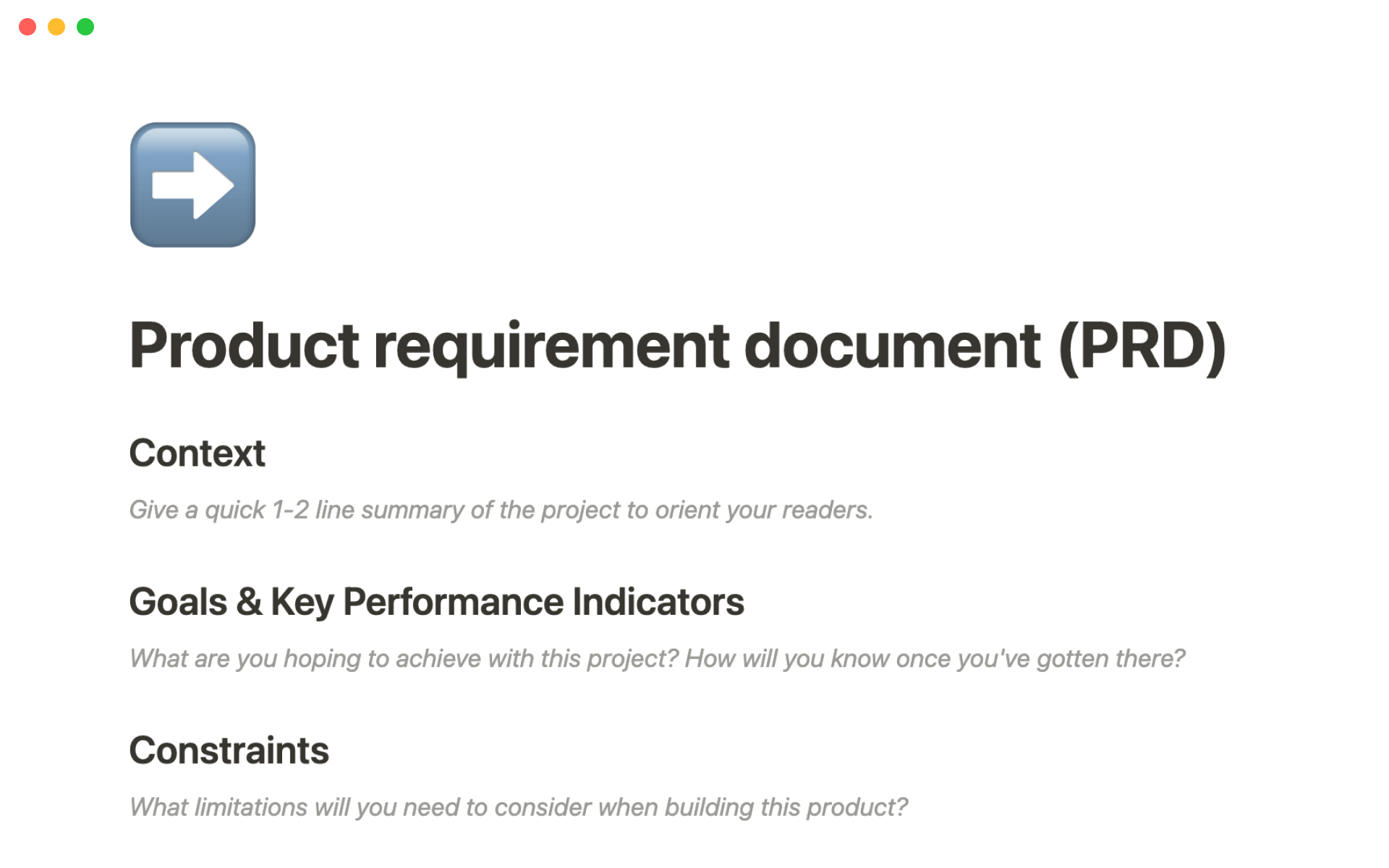 Notion Template Gallery Product requirement document (PRD)