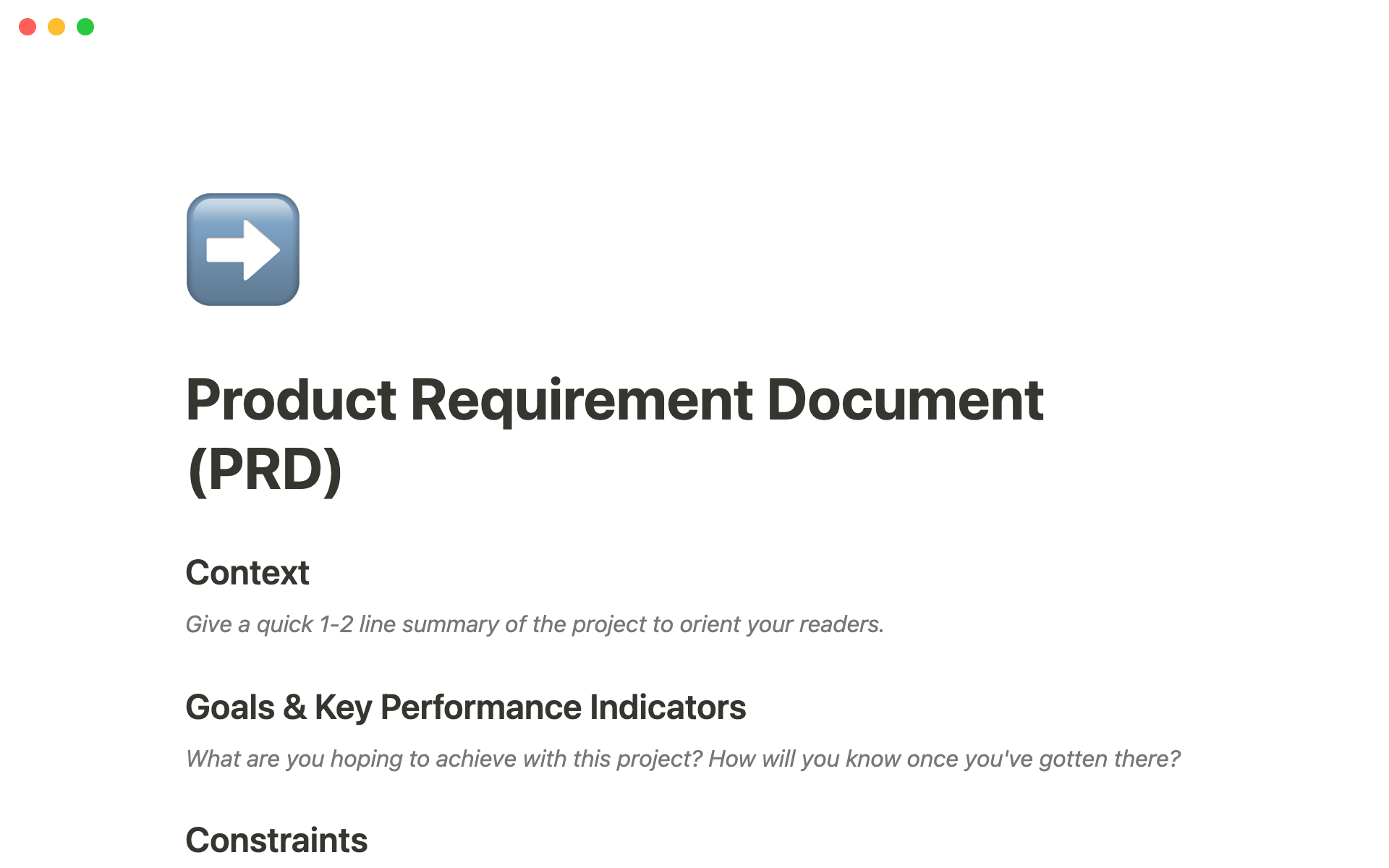 Notion Template Gallery Product requirement document (PRD)