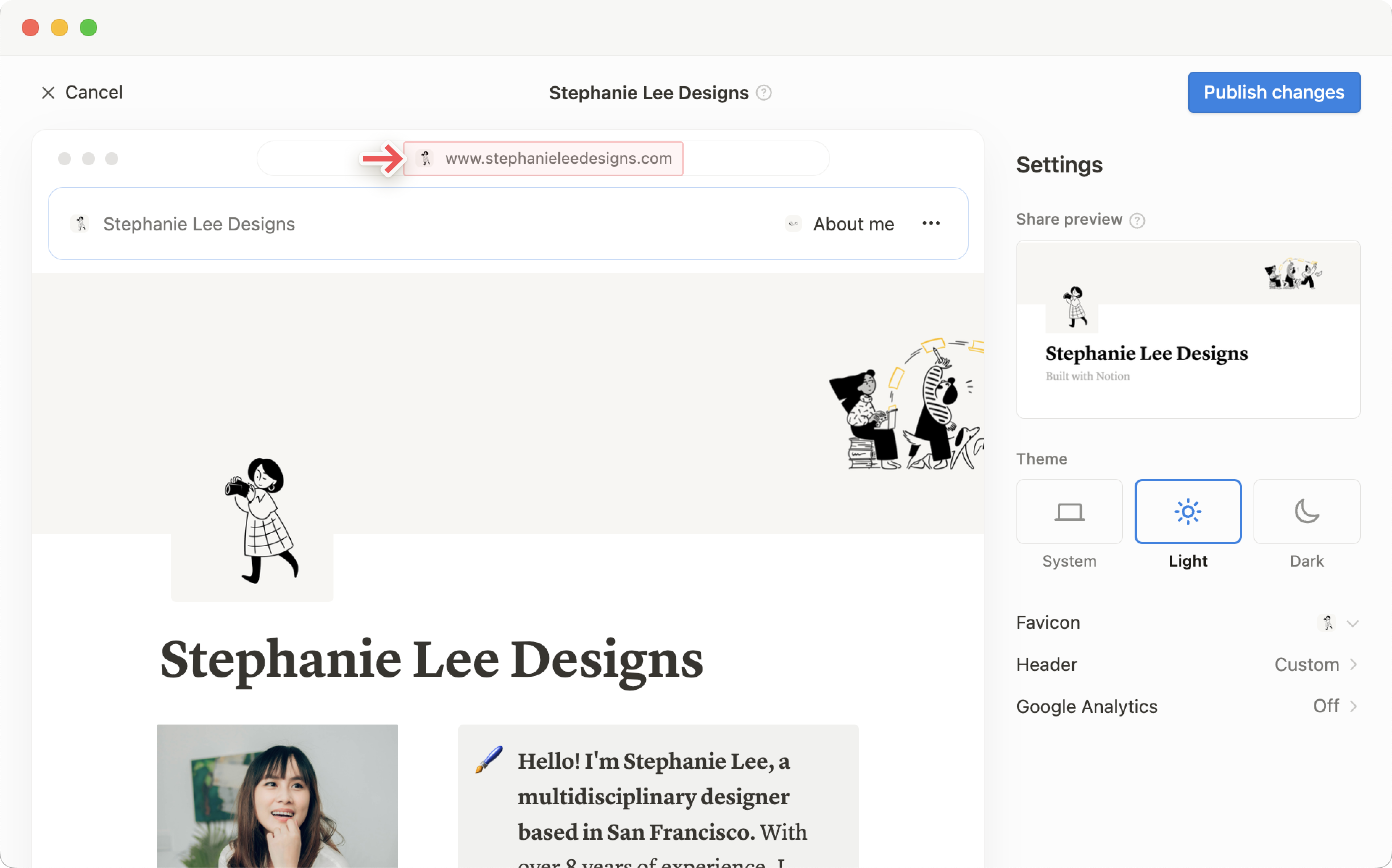 Edit & customize your Notion Sites | Notion Help – Notion