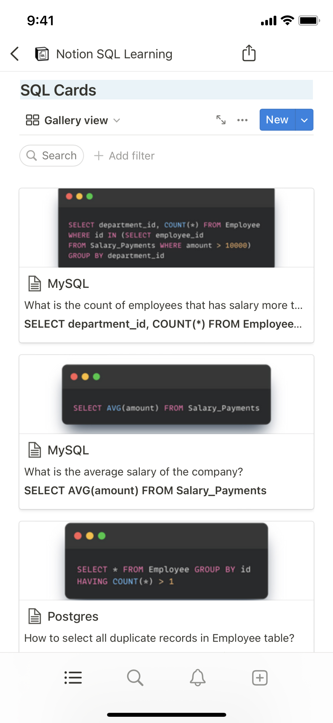 Education – Notion Template Gallery