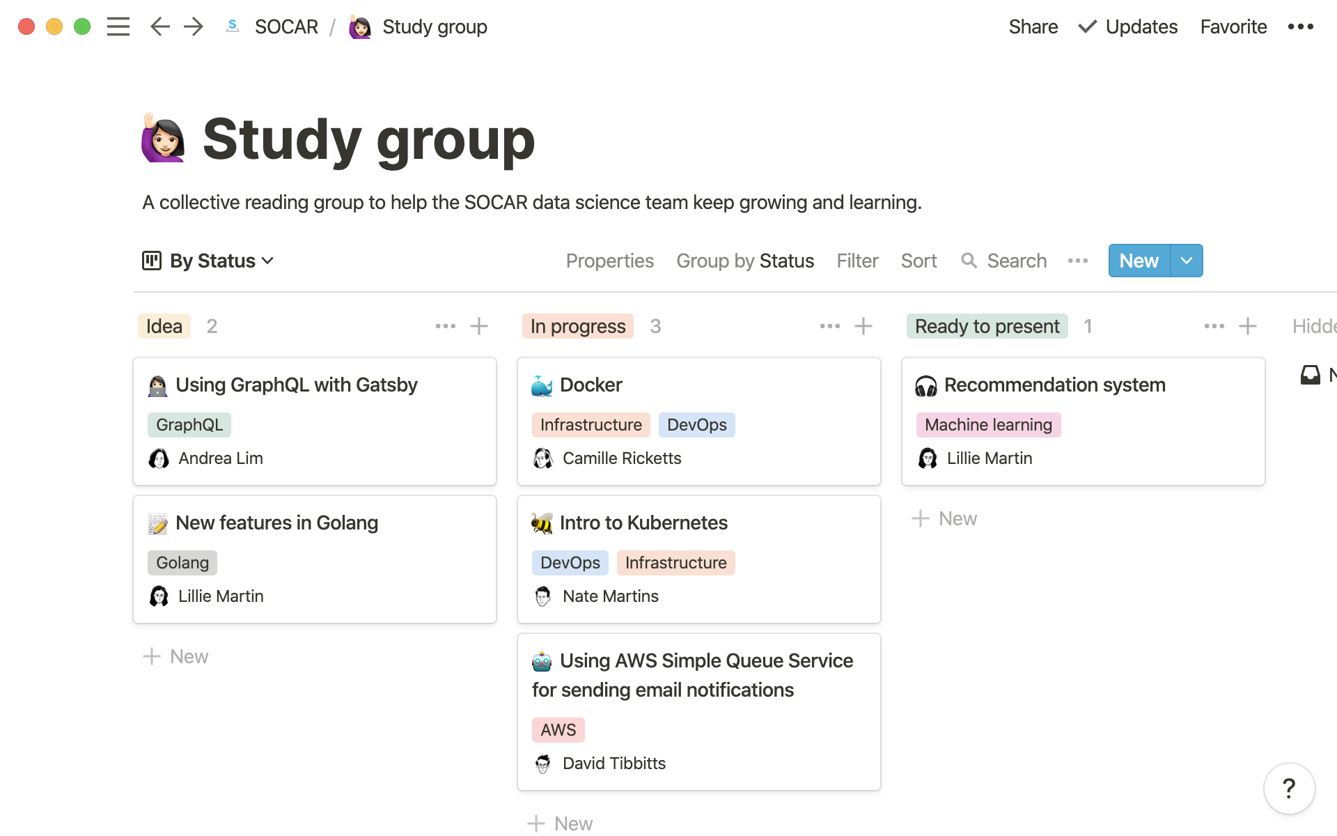 SOCAR's documentation helps engineers learn from each other