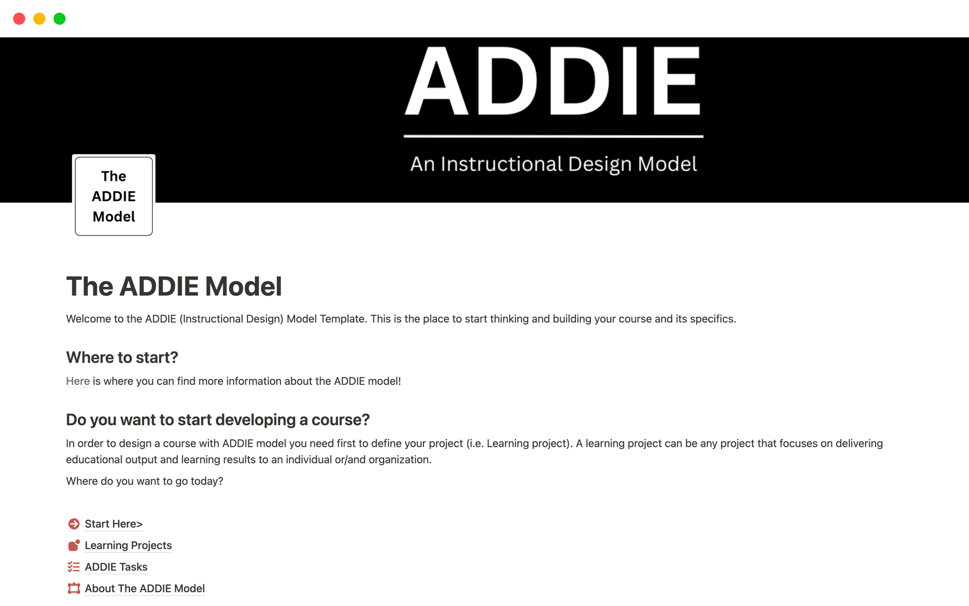 addie model educational