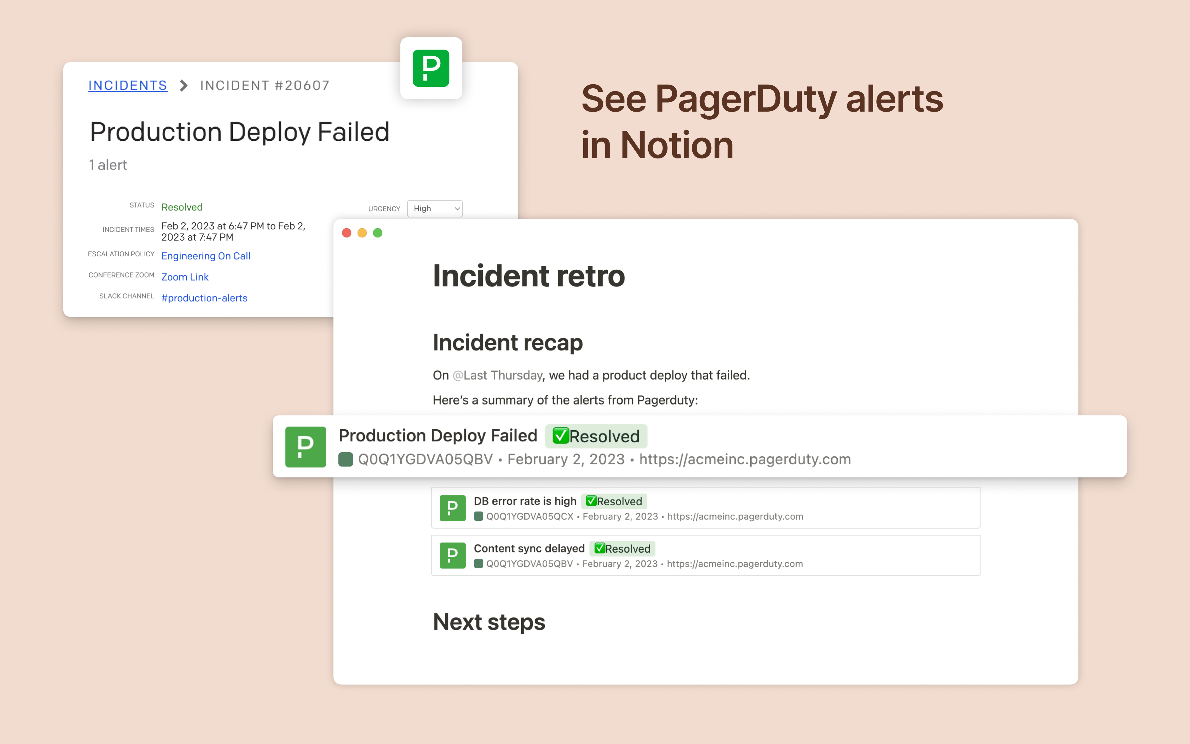 PagerDuty Integrations  Connect Your Apps with Notion