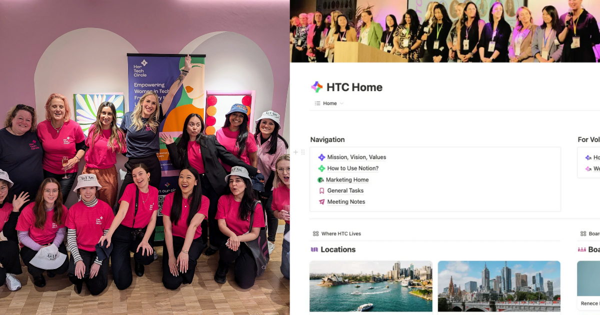How Her Tech Circle rebuilt from scratch using Notion