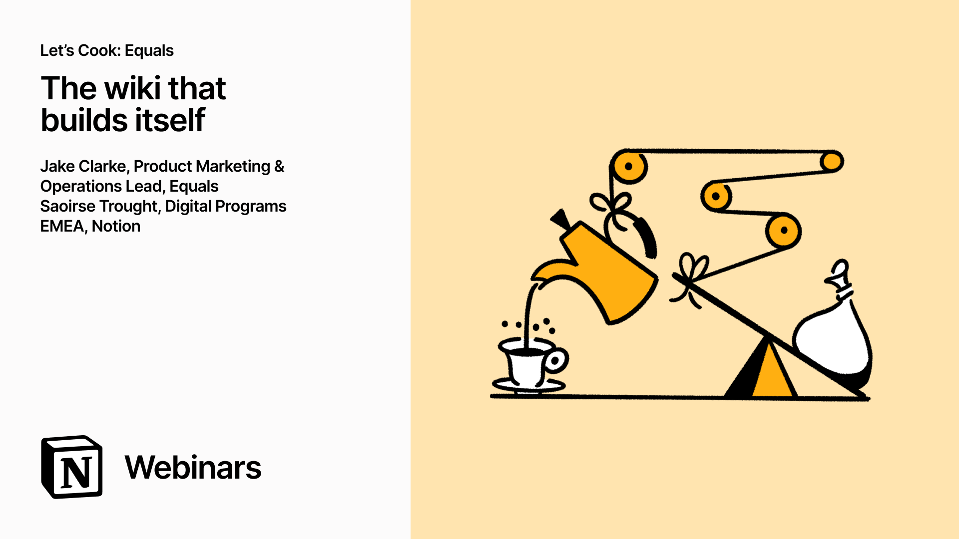 Let's Cook with Equals: the wiki that builds itself