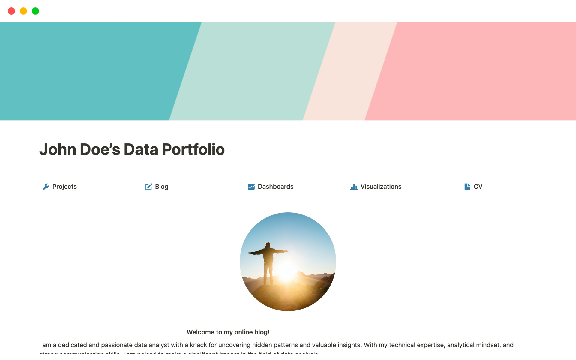 Best Design Portfolio Templates from Notion