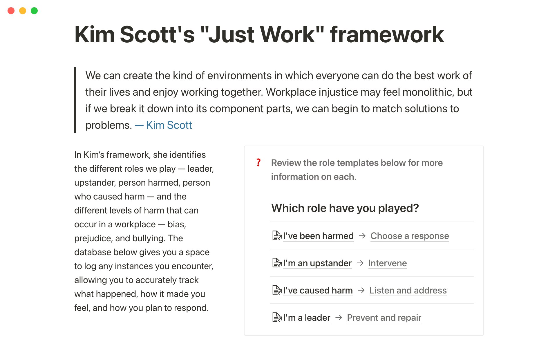 ModelThinkers - Radical Candor Framework