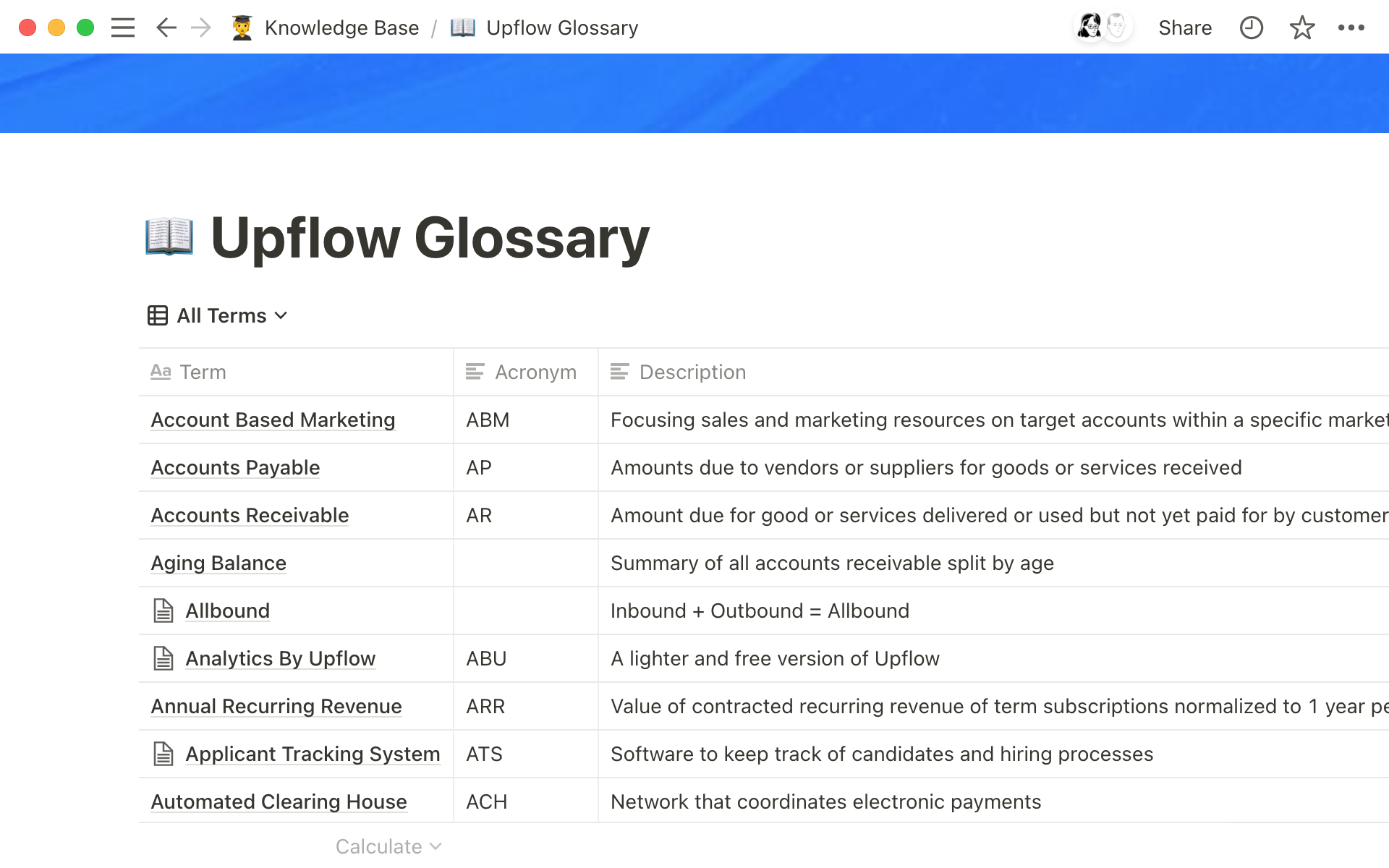 Comment Upflow actionne l'information avec Notion