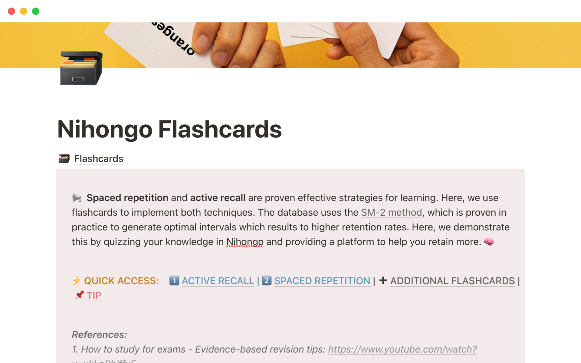 Learn in a Flash: Flashcards for Studying