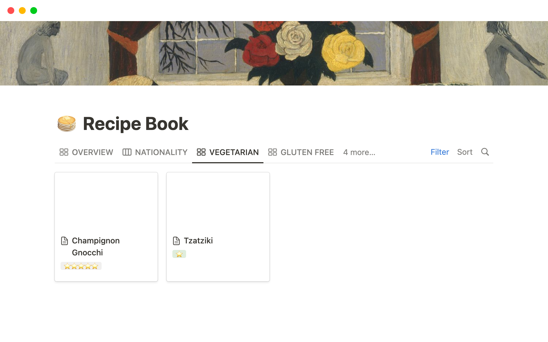 Recipe Book  Notion Template