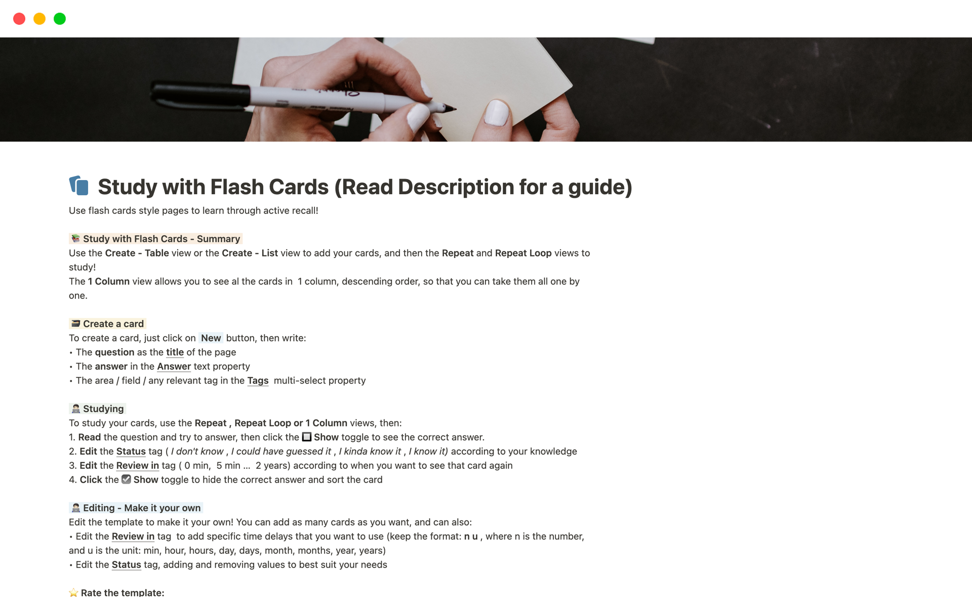 Learn in a Flash: Flashcards for Studying