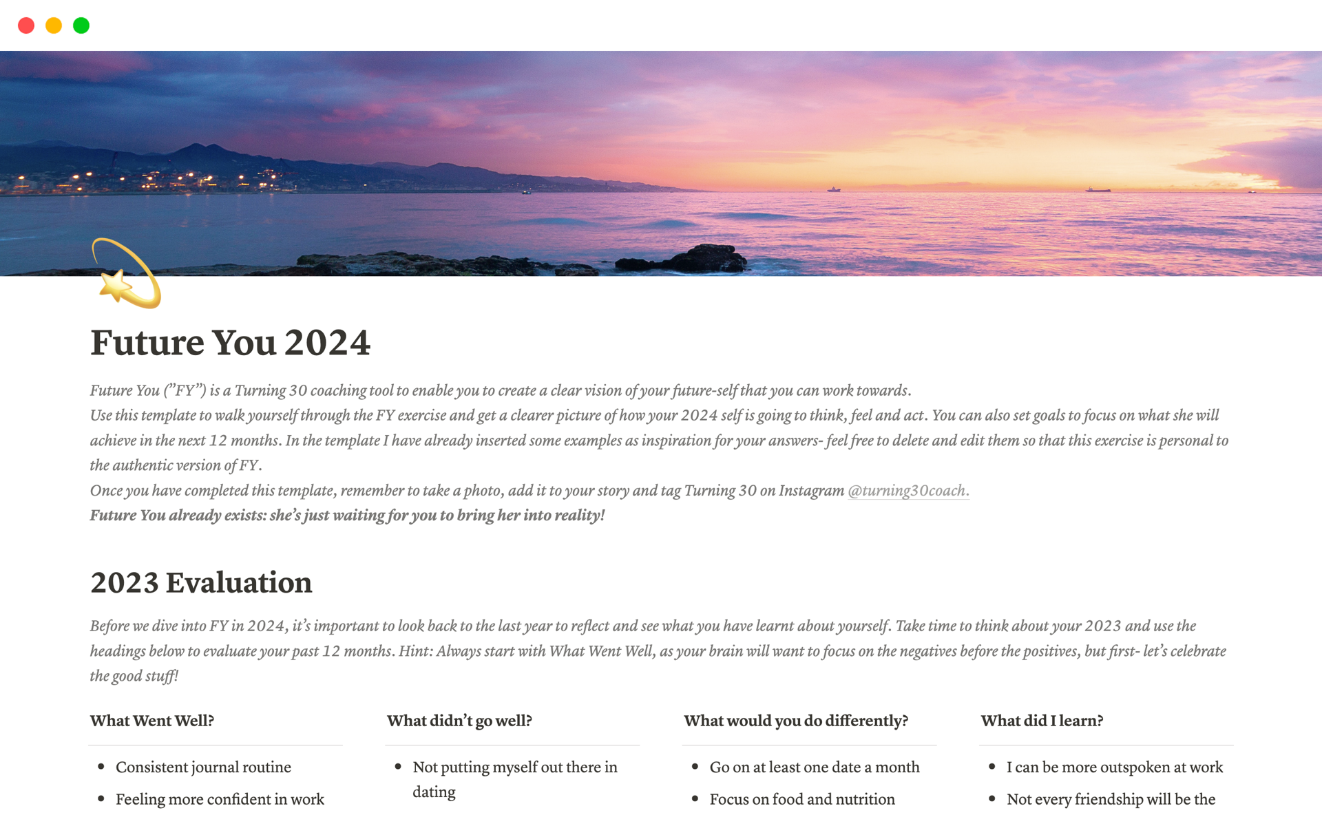 2024 Vision Board Kit & Life Planner