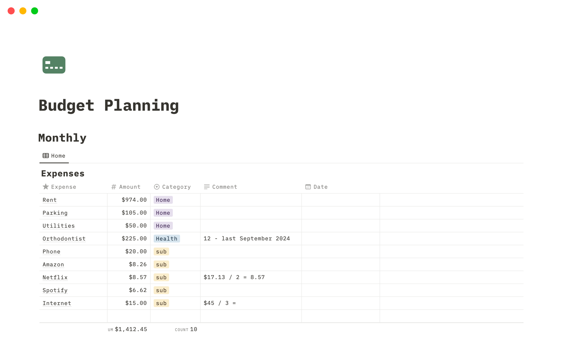  planificateur budget familial: agenda budget mensuel