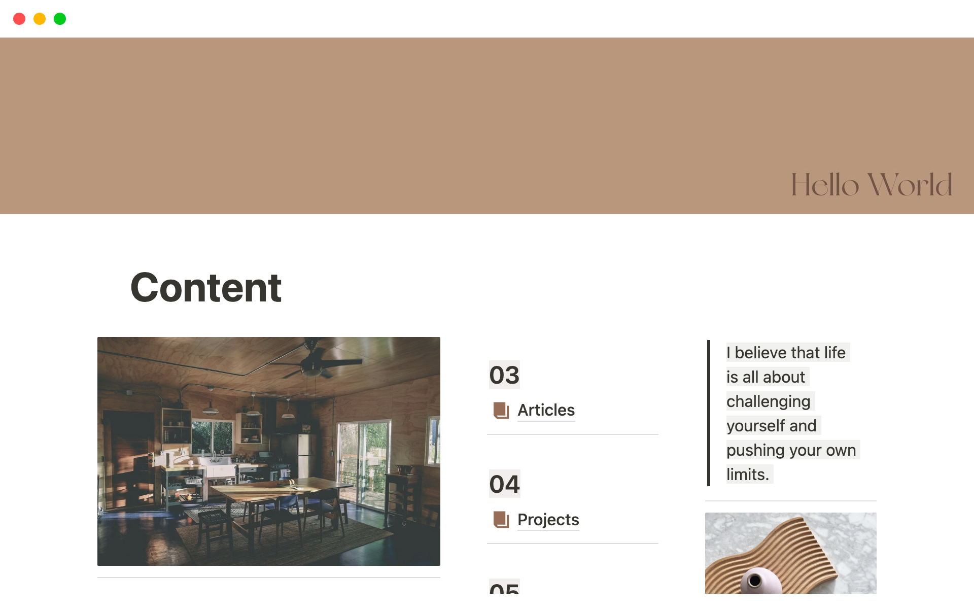 Hello Notion  Notion Template