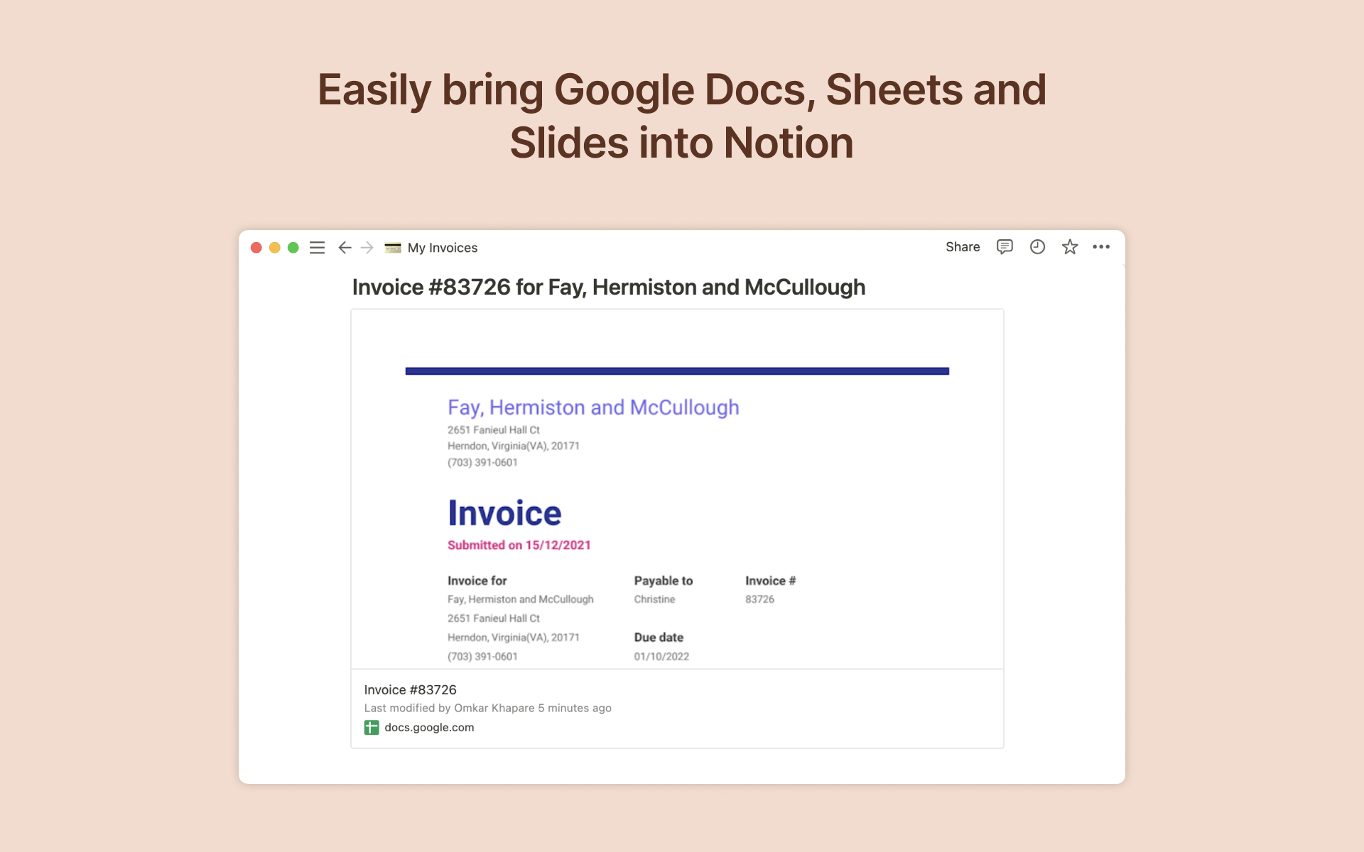 Kan Google Drive integreres med Notion?