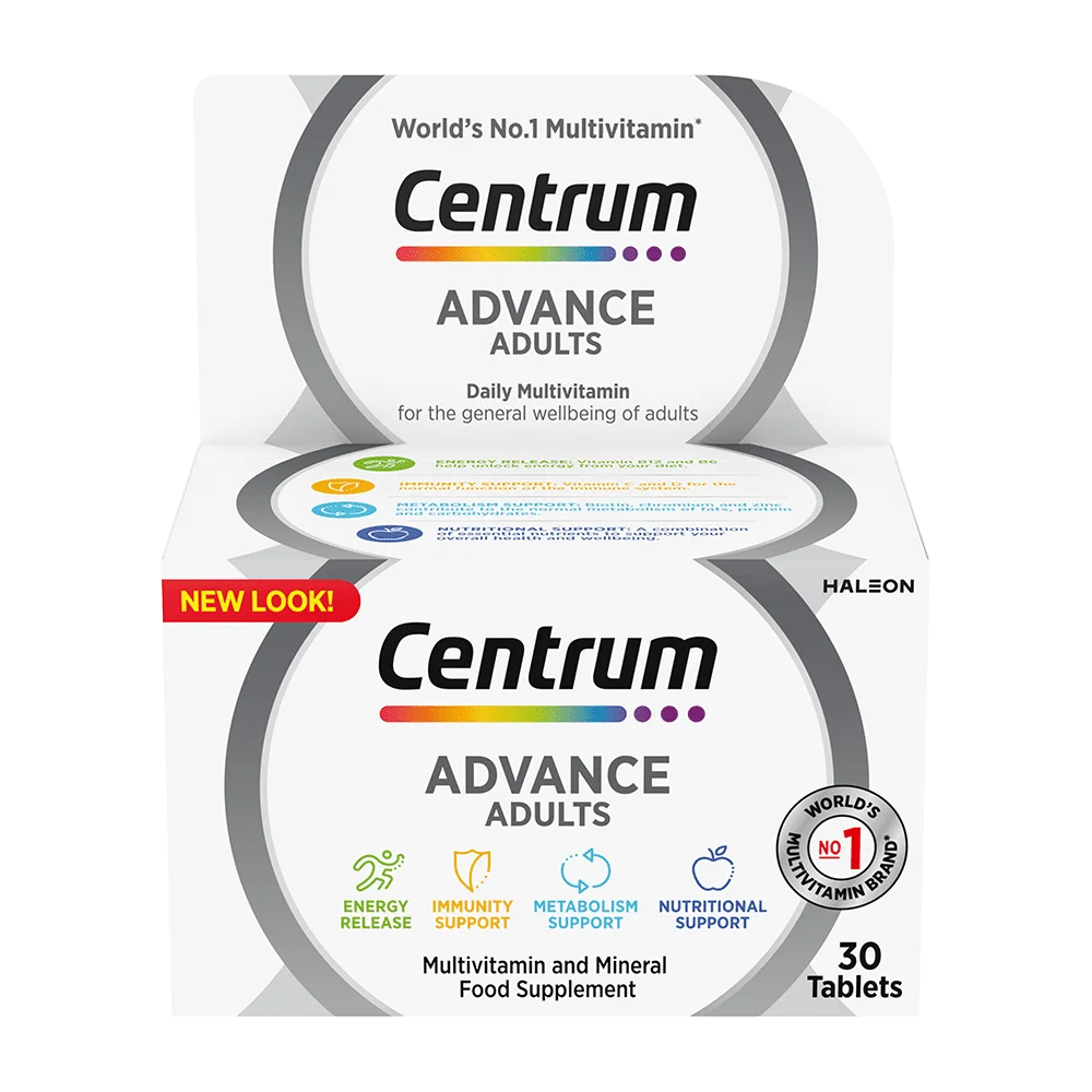 Bottle of centrum advance 30s 
