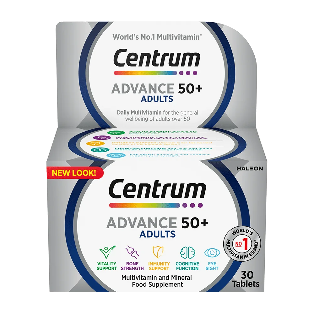  Box of Centrum Advance 50+ multivitamins