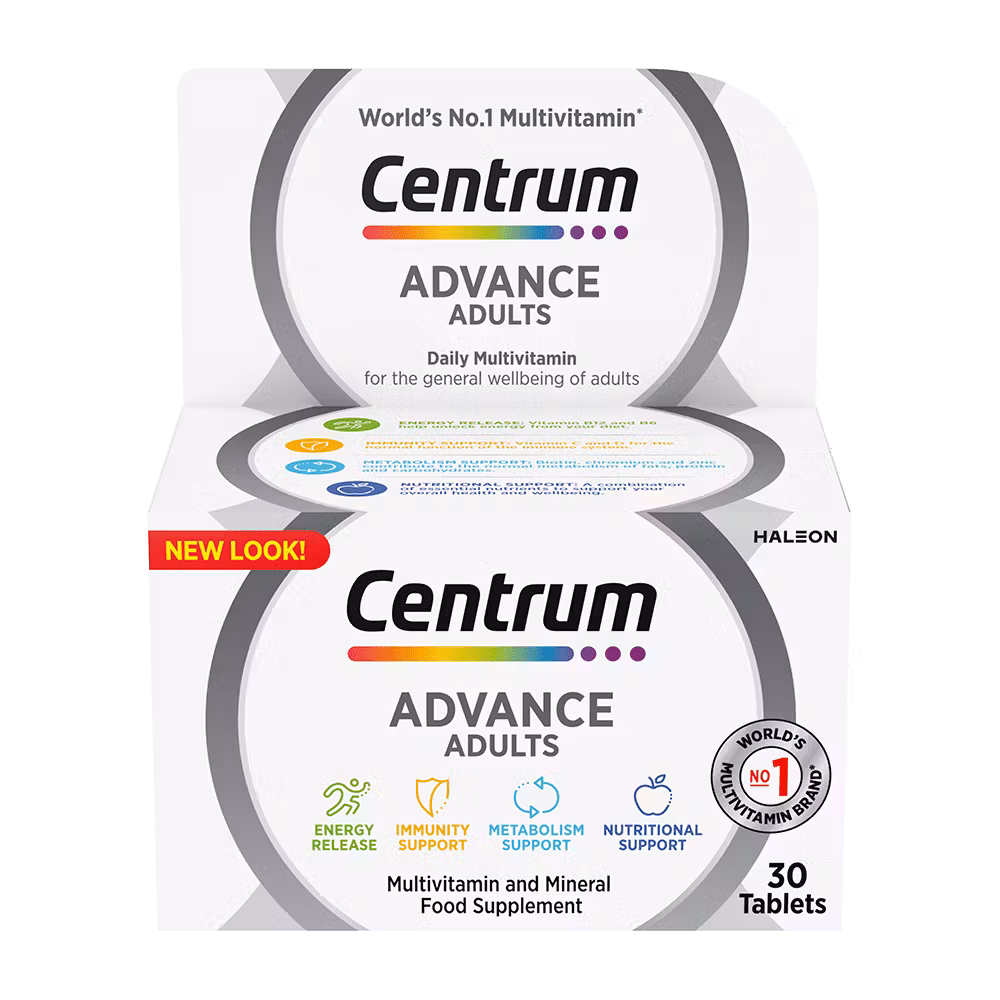 Box of Centrum Advance 50+ multivitamins 