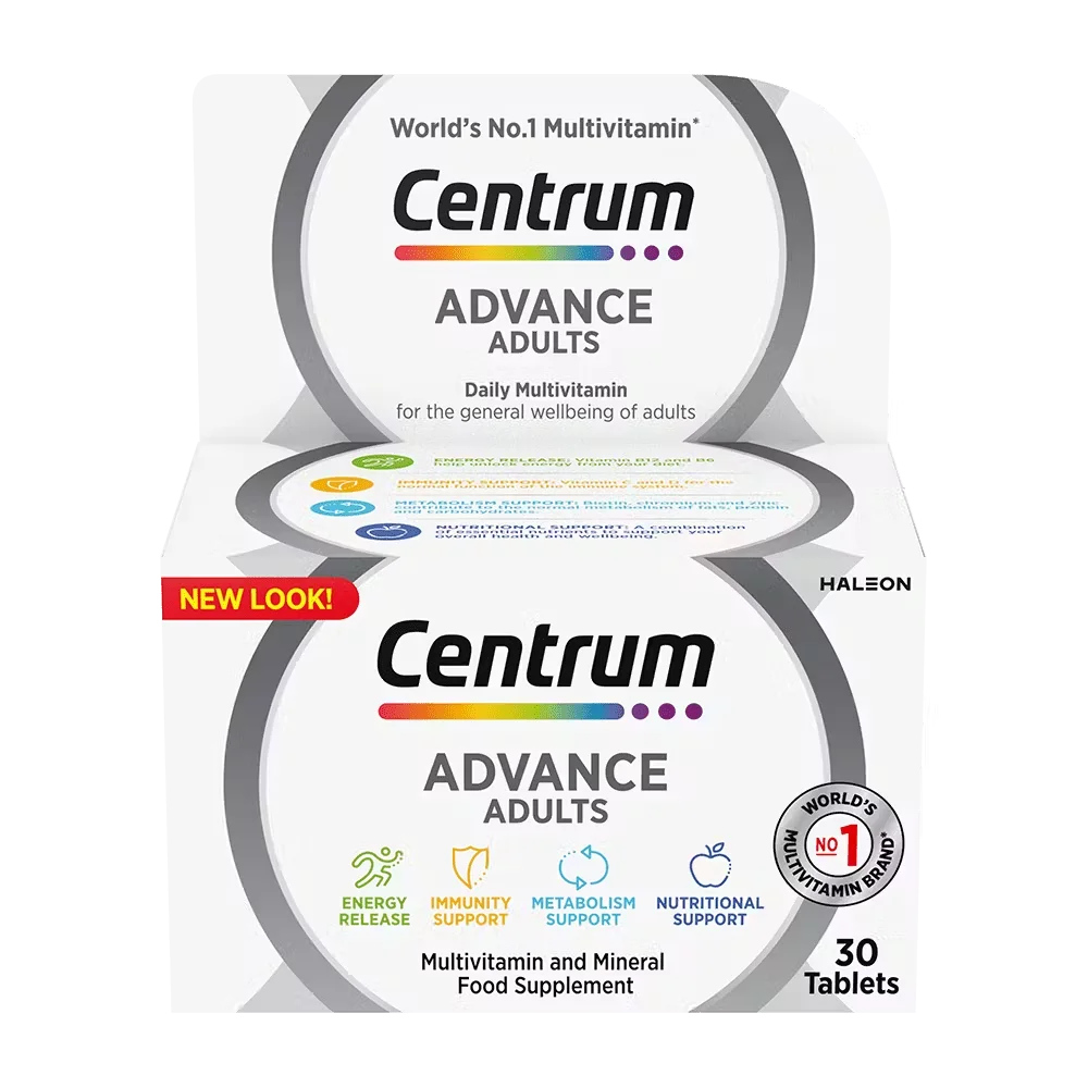 Box of Centrum Advance 50+ multivitamins 