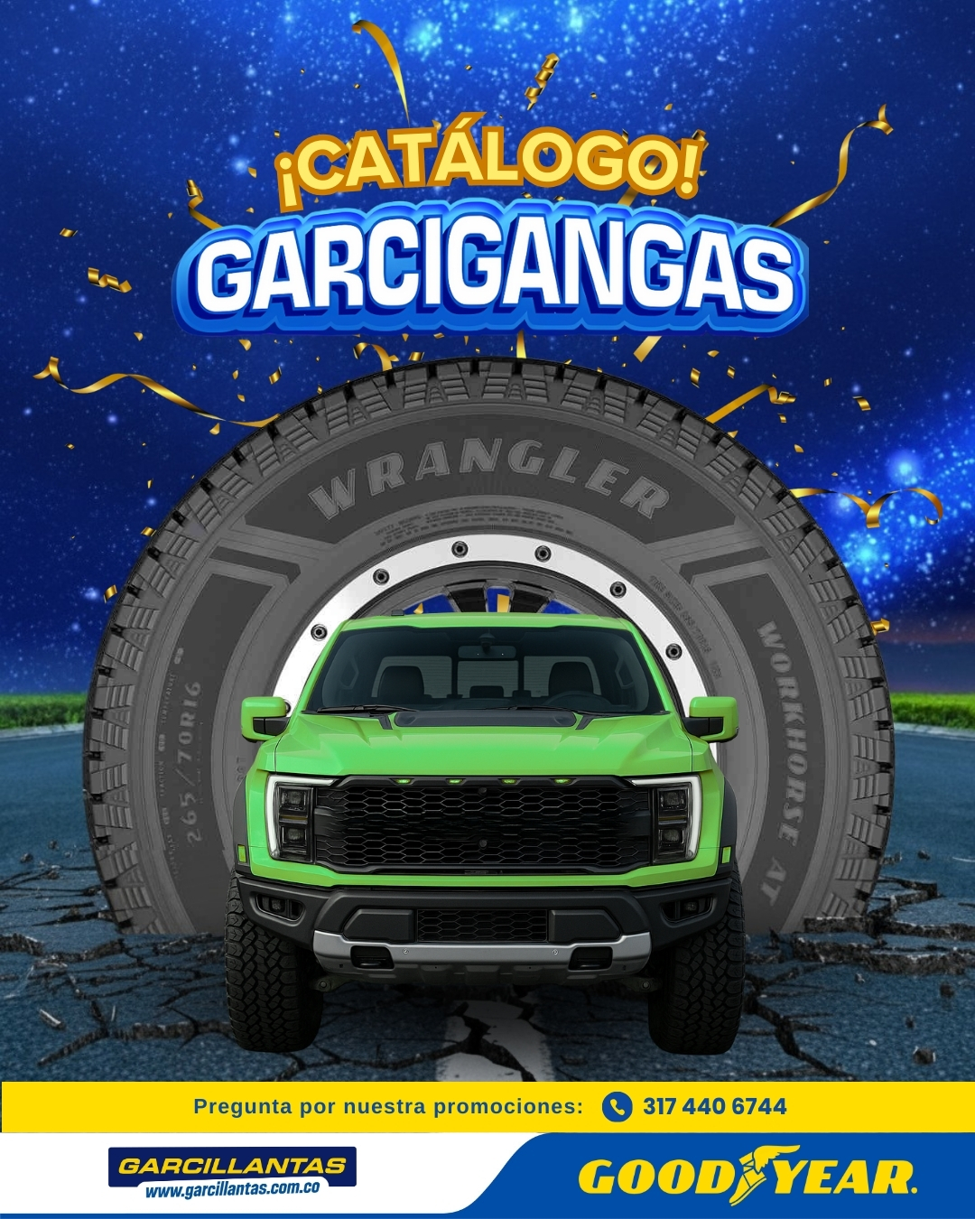 ¡Promociones especiales en llantas para camioneta!