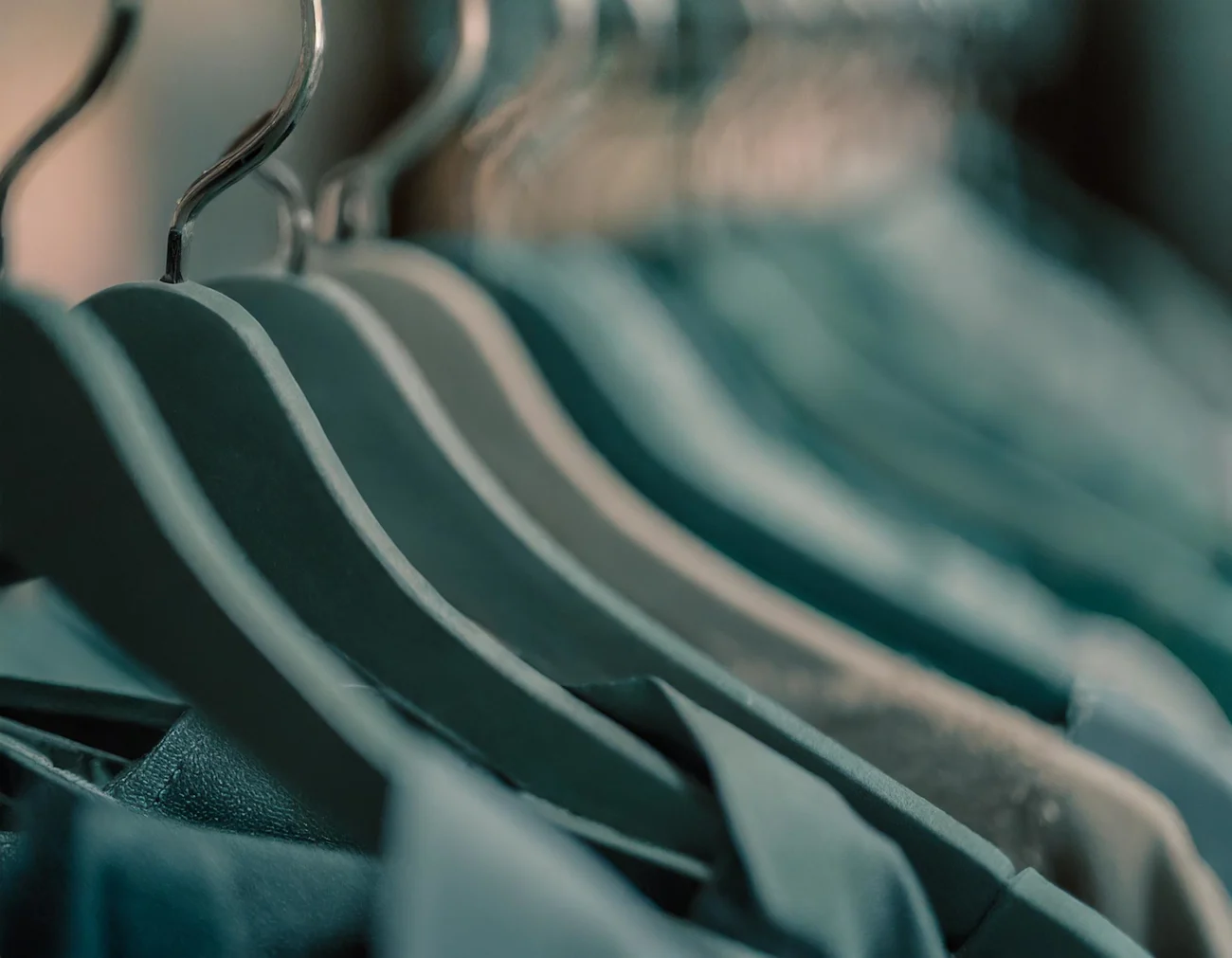 Firefly hanger, fabric, close-up, dusty green blue shades 52210