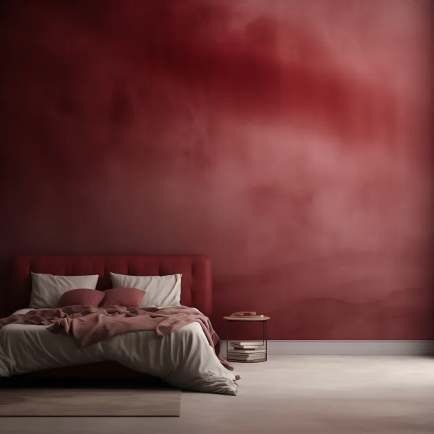 room fabric simple close-up dusty dark red shades 