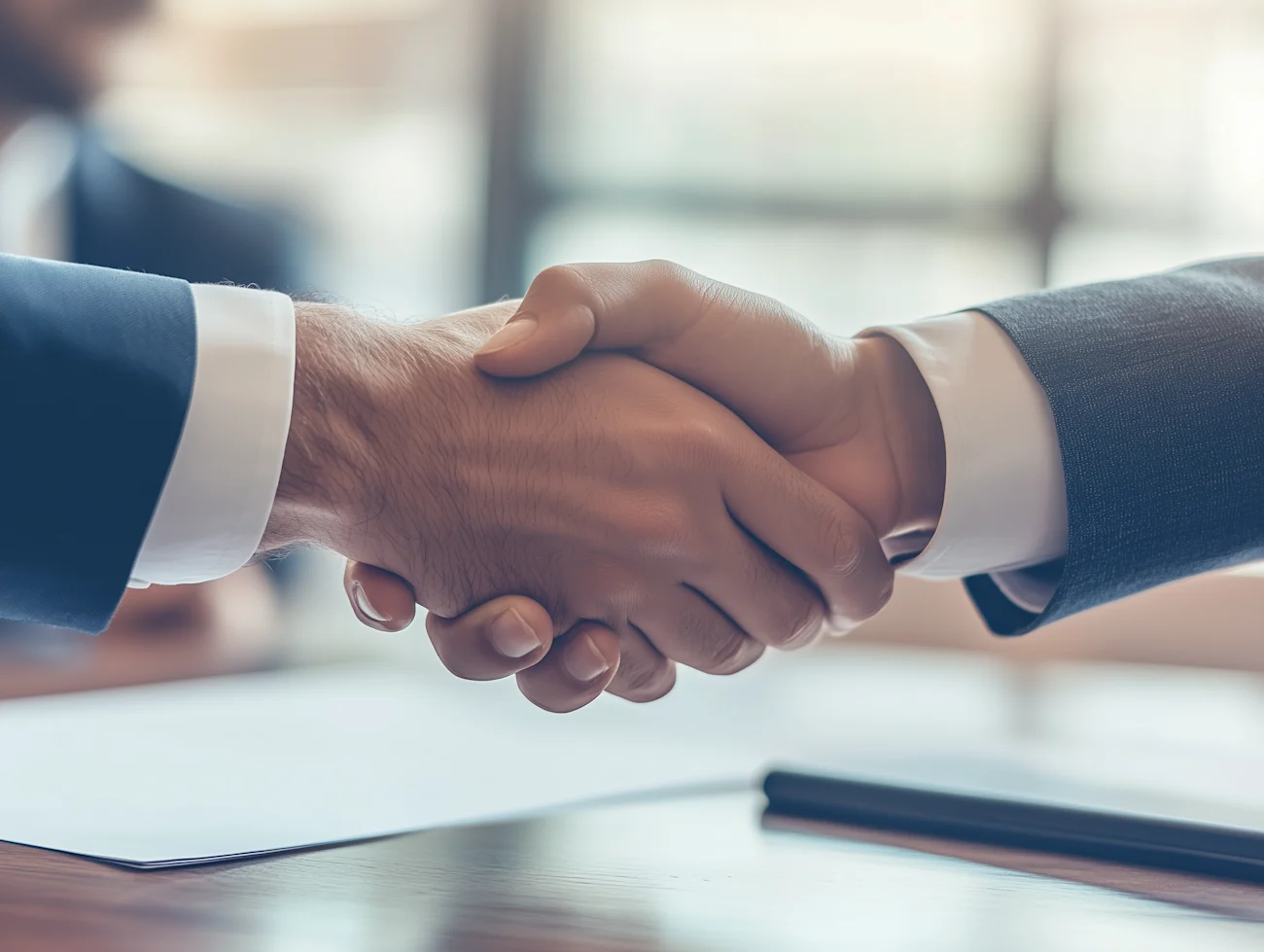 lenebusv A professional photo capturing the moment of a new emp 10526514-8f73-450e-8c3b-b3b995f53a39