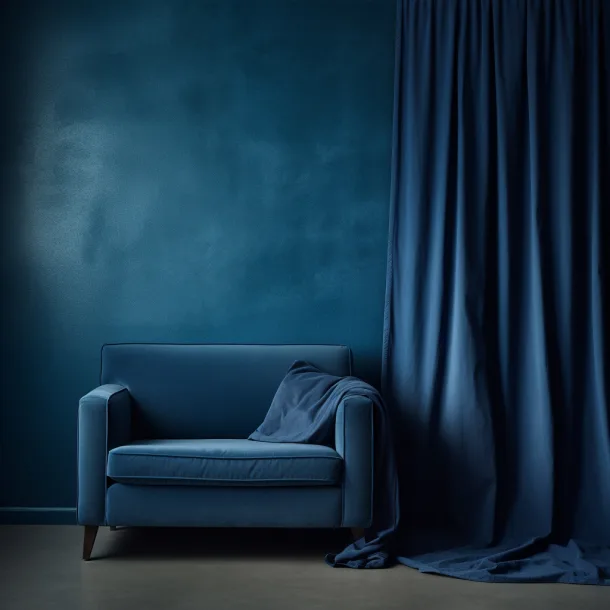 lenebusv room fabric simple close-up dusty dark blue shades