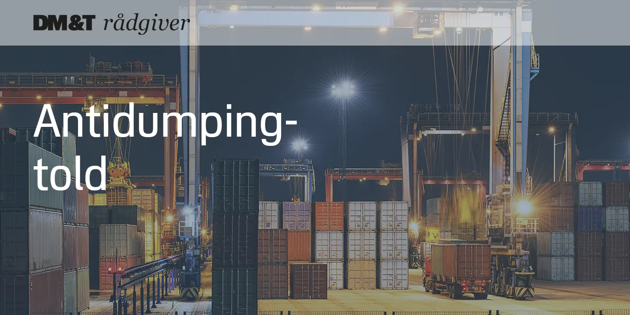 Antidumpingtold på kinesiske keramikvarer 1300x650px