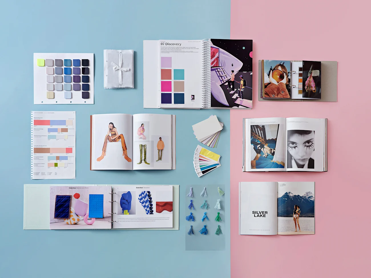 DM&T trend spread blue pink