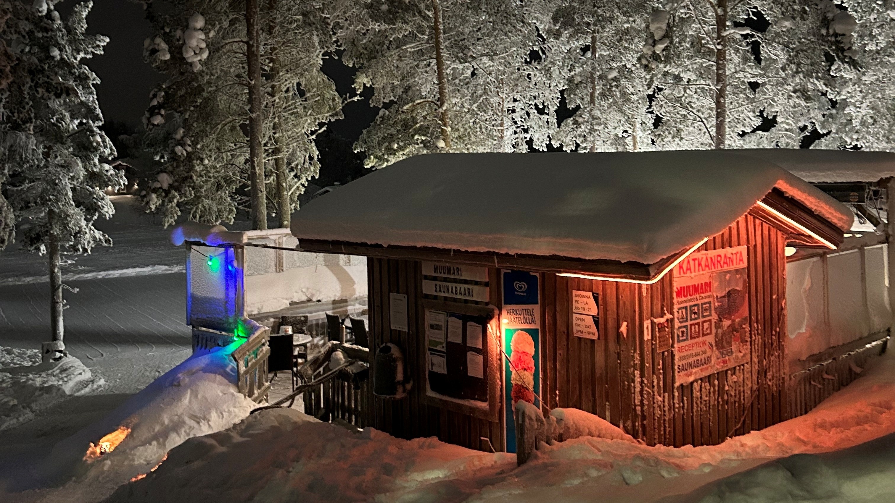 Saunabaari winter