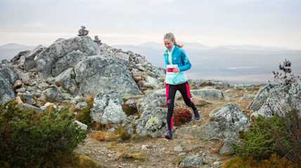 Ruskamaraton juoksija nainen